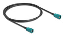 EAN 4043619906789 - DeLOCK 90678 cable coaxial 1 m HSD Z Negro, Azul imagen 1