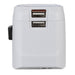 EAN 4047443491428 - Hama World Travel Pro Light USB adaptador de enchufe eléctrico Universal Blanco imagen 10