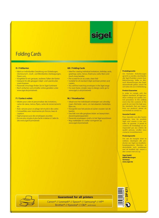 EAN 4004360932441 - Sigel DP671 tarjeta de felicitación y pésame imagen 8