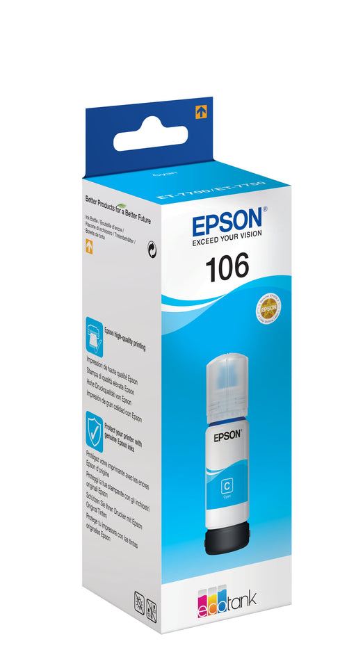 EAN 8715946643311 - Epson 106 cartucho de tinta 1 pieza(s) Original Cian imagen 2