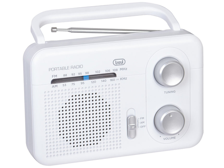 EAN 8011000029320 - Trevi RA 7F64 Portátil Analógica Blanco imagen 3