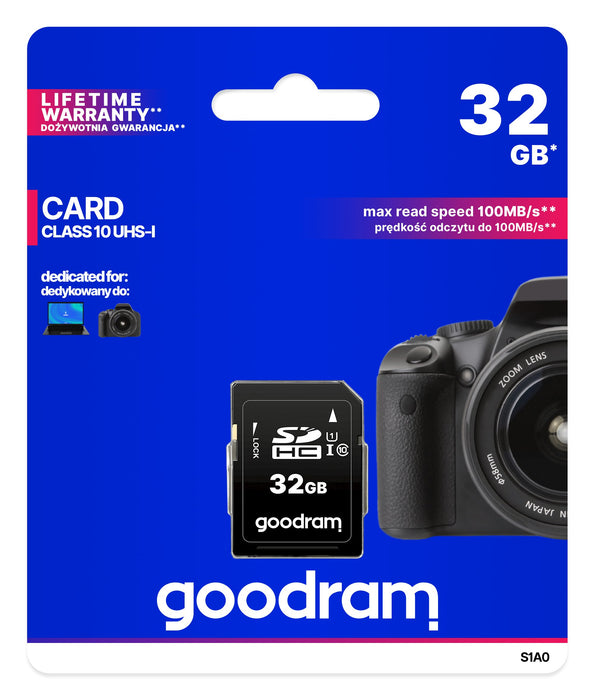 EAN 5908267930212 - Goodram S1A0 32 GB SDHC UHS-I Clase 10 imagen 3