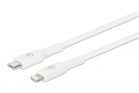 EAN 0766623394505 - Manhattan 394505 cable de teléfono móvil Blanco 0,5 m USB C Lightning imagen 1