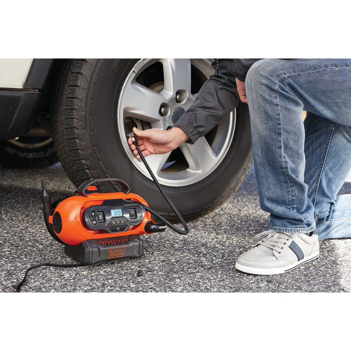 EAN 5035048661628 - Black & Decker BDCINF18N-QS compresor de aire 160 l/min Bomba de aire/conexión a la toma del encendedor imagen 5