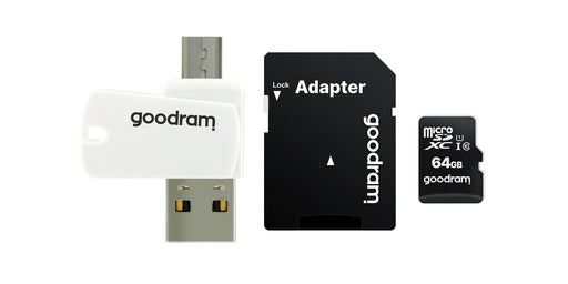 EAN 5908267930281 - Goodram M1A4 All in One 64 GB MicroSDXC UHS-I Clase 10 imagen 1