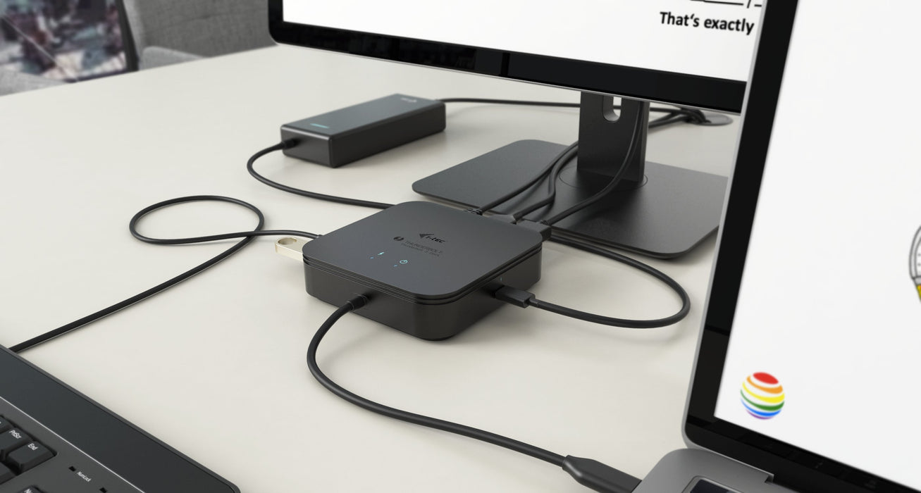 EAN 8595611703744 - i-tec TB3TRAVELDOCKPD base para portátil y replicador de puertos Alámbrico Negro imagen 7