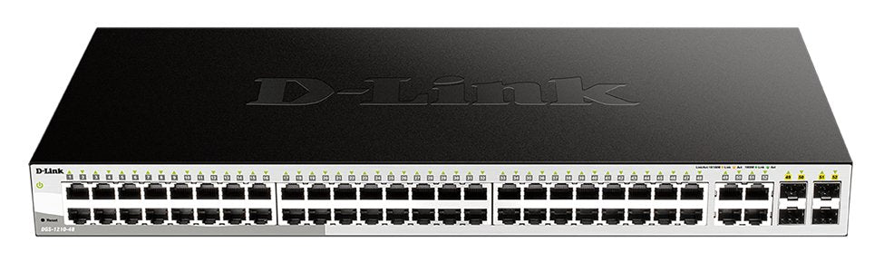EAN 0790069468551 - D-Link DGS-1210-48 switch Gestionado L2 Gigabit Ethernet (10/100/1000) 1U Negro imagen 1