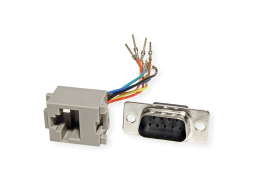 EAN 7630049619425 - ROLINE 12.03.7524 cambiador de género para cable DB9 RJ-45 Plata imagen 2