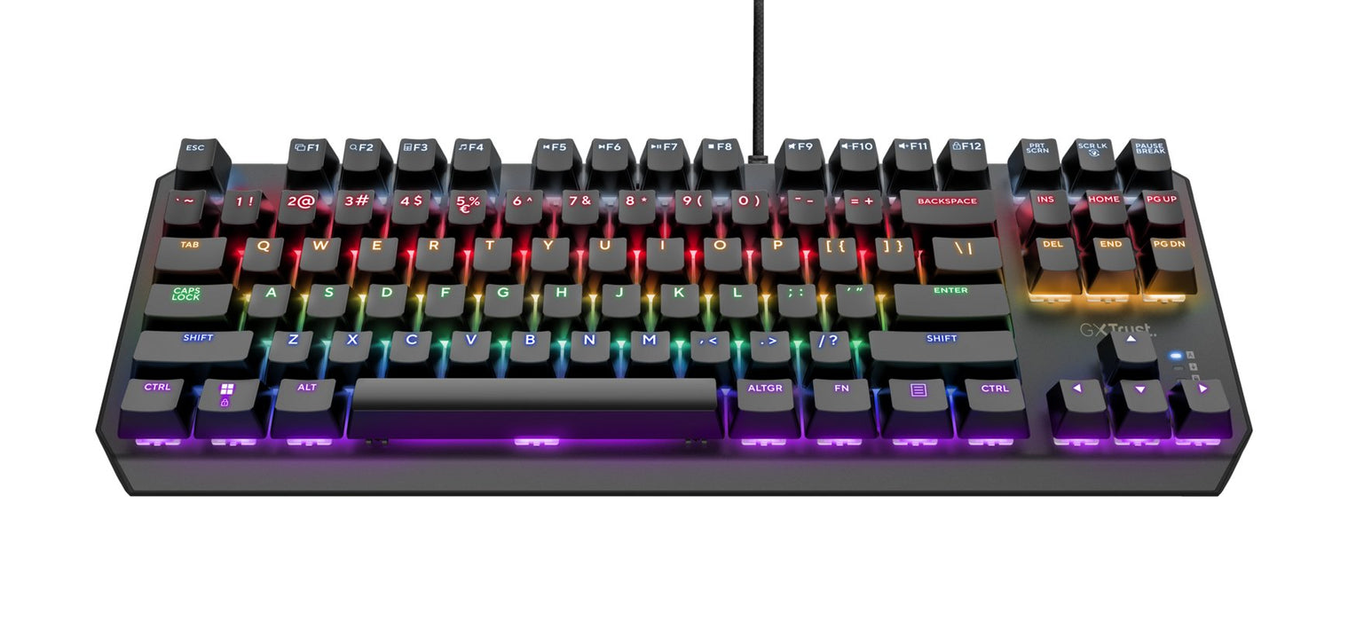 EAN 8713439244090 - Trust GXT 834 Callaz TKL teclado Juego USB AZERTY Francés Negro imagen 2