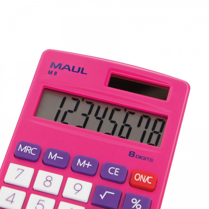 EAN 4002390085427 - MAUL M 8 calculadora Bolsillo Calculadora básica Rosa imagen 2
