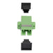 EAN 65030937504 - StarTech.com SIMPLEXSCAPCF adaptador de fibra óptica 10 pieza(s) Verde imagen 3