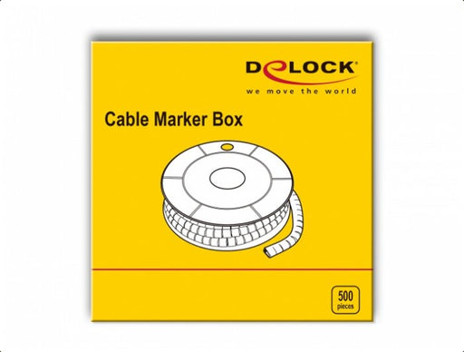 EAN 4043619183548 - DeLOCK 18354 soporte para manguito de identificación de conductor Plástico 500 pieza(s) imagen 2