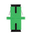 EAN 5901969433630 - Lanberg FA-SCAP-SS01-2501-BK adaptador de fibra óptica SC/APC Negro, Verde imagen 4