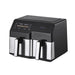 EAN 5906168638671 - Extralink HOME AIR FRYER 10L (6L+4L) EU SJ-1000 2500W freidora Doble Freidora de aire caliente Negro imagen 3