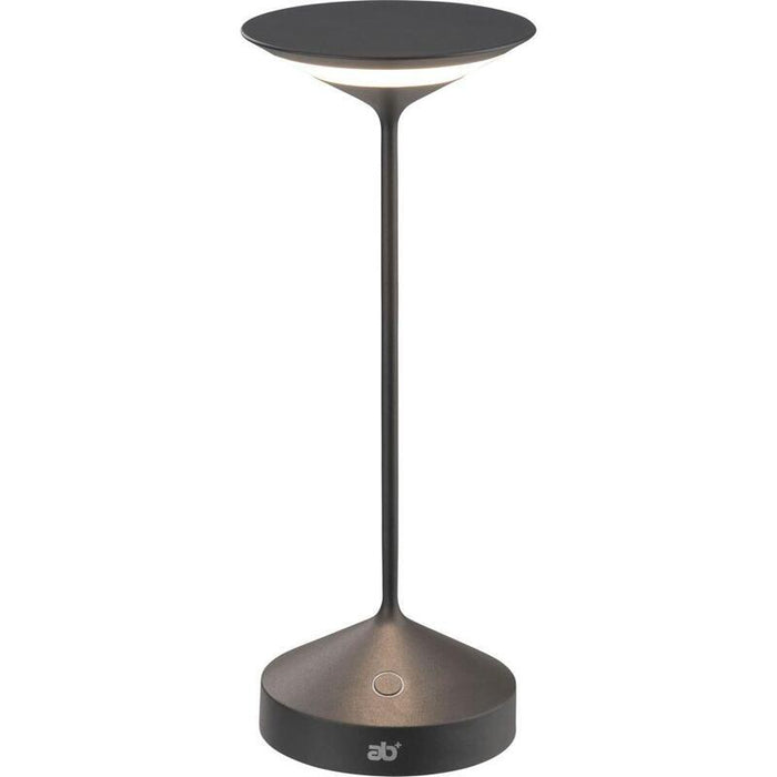 Ab+ By Abert Tempo Lámpara De Mesa Portátil Antracita