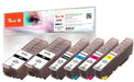 EAN 7640169585302 - Peach 0F319672 cartucho de tinta 6 pieza(s) Alto rendimiento (XL) Negro, Cian, Magenta, Amarillo imagen 1