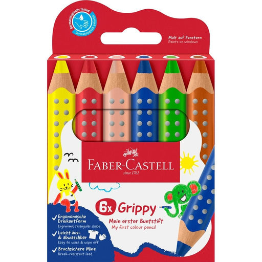 EAN 4005401106302 - Faber-Castell 110630 lápiz de color Azul, Verde, Naranja, Rosa, Rojo, Amarillo 6 pieza(s) imagen 1