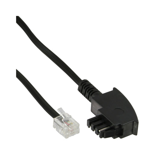 EAN 4043718035755 - InLine 18907 cable telefónico 10 m Negro imagen 1