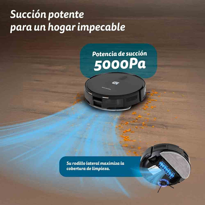 EAN 8426156018508 - Grunkel I-DANCERTURBOBRUSH aspiradora robotizada 0,25 L Negro imagen 3