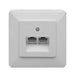 EAN 4027639005110 - ZE Kommunikationstechnik UAE 2x8 + RS UP caja de tomacorriente Blanco imagen 1