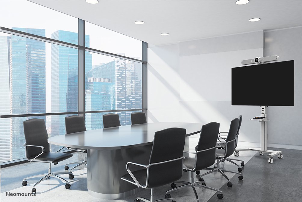 EAN 8717371449667 - Neomounts FL50S-825WH1 mueble y soporte para dispositivo multimedia Blanco Soporte de suelo fijo imagen 19