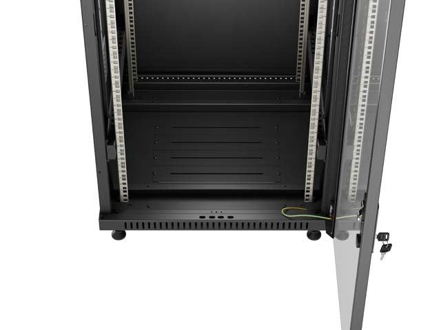 EAN 5901969448269 - Lanberg FF01-6618-12B armario rack 18U Rack o bastidor independiente Negro imagen 11