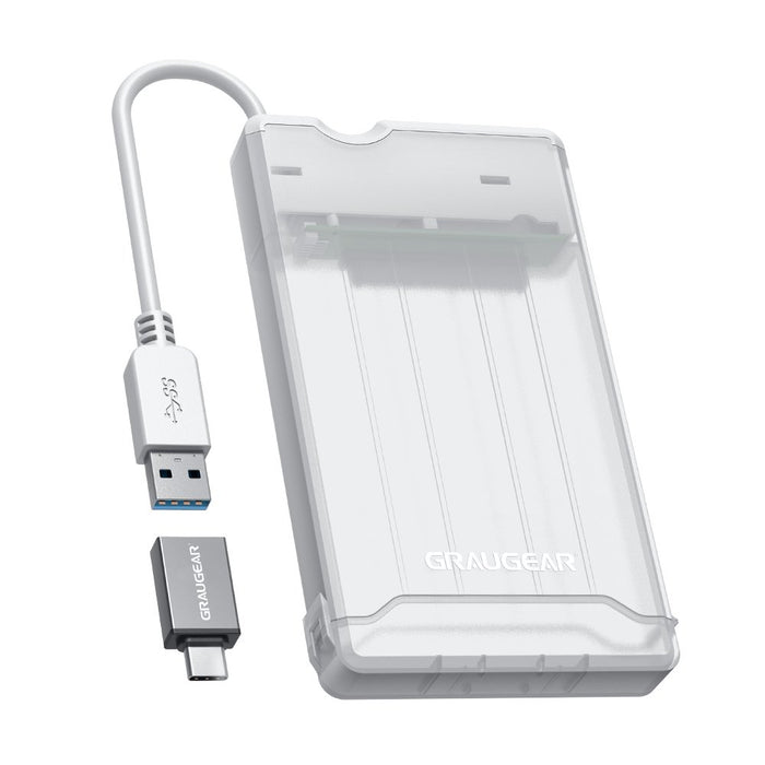 EAN 4260746550641 - GRAUGEAR G-2503-AC caja para disco duro externo Carcasa de disco duro/SSD Aluminio 2.5" imagen 1