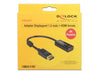 EAN 4043619626090 - DeLOCK 62609 adaptador de cable de vídeo 0,2 m DisplayPort HDMI Negro imagen 1