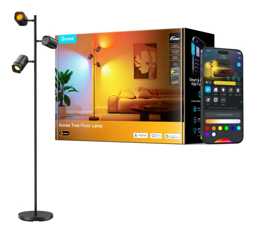 EAN 6974316990253 - Govee Tree Floor Lamp Lámpara de pie inteligente Wi-Fi/Bluetooth 72 W imagen 1
