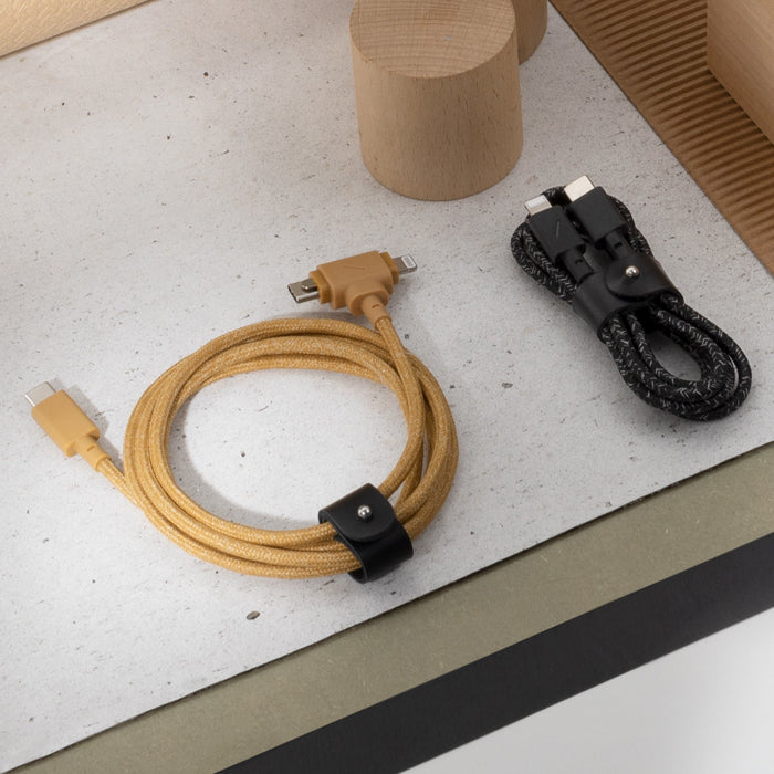 EAN 4895200448389 - Native Union Belt Cable Duo cable USB 1,5 m USB C USB C/Lightning Amarillo imagen 8
