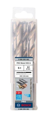 EAN 3165140290814 - Bosch 2 608 595 081 broca Broca helicoidal 5 pieza(s) imagen 2