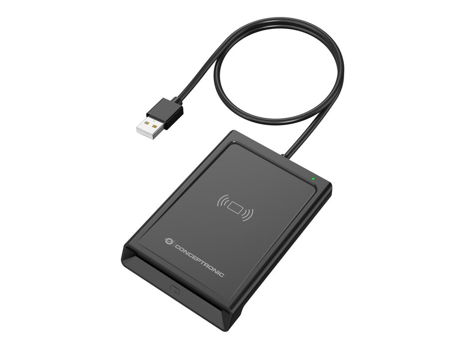 EAN 4015867243589 - Conceptronic BIAN11B lector de tarjeta inteligente Interior USB USB 2.0 Negro imagen 1
