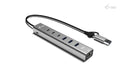 EAN 8595611707988 - i-tec CAHUBMETAL6LANPD hub de interfaz USB 3.2 Gen 1 (3.1 Gen 1) Type-A + Type-C 5000 Mbit/s Plata imagen 2
