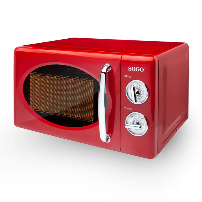 EAN 8425490134066 - Sogo HOR-SS-890 Rojo Solo microondas Encimera 20 L 700 W imagen 5