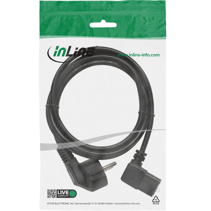 EAN 4043718114948 - InLine 4043718114948 Negro 1 m C13 acoplador CEE7/7 imagen 2
