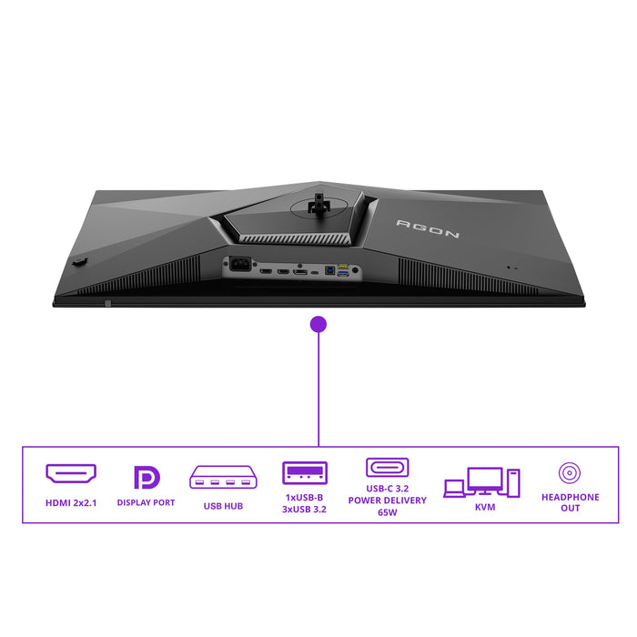 EAN 4038986113465 - AOC AGON PRO AG326UZD2 pantalla para PC 80 cm (31.5") 3840 x 2160 Pixeles 4K Ultra HD OLED Negro imagen 4