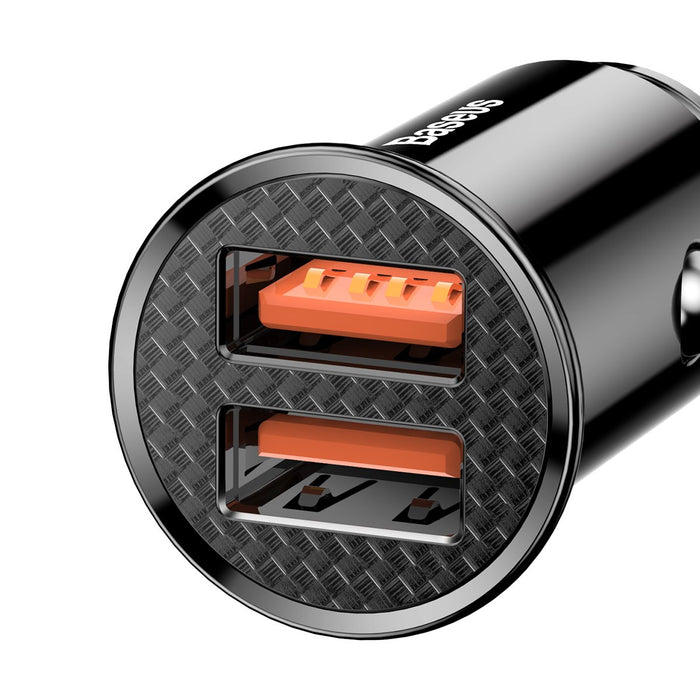EAN 6953156286535 - Baseus AB30BK cargador de dispositivo móvil Universal Negro Encendedor de cigarrillos Auto imagen 3