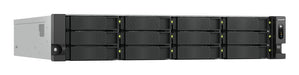 EAN 4711103084663 - QNAP TS-H1277AXU-RP NAS Bastidor (2U) AMD Ryzen™ 5 16 GB DDR5 0 TB QuTS hero Negro imagen 2