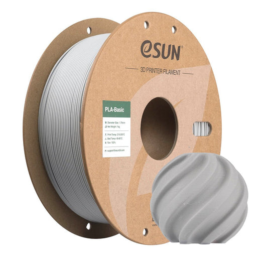 EAN 6922572223295 - eSUN PLA-BASIC175O-CH1Y1 material de impresión 3d Ácido poliláctico (PLA) Gris 1 kg imagen 1
