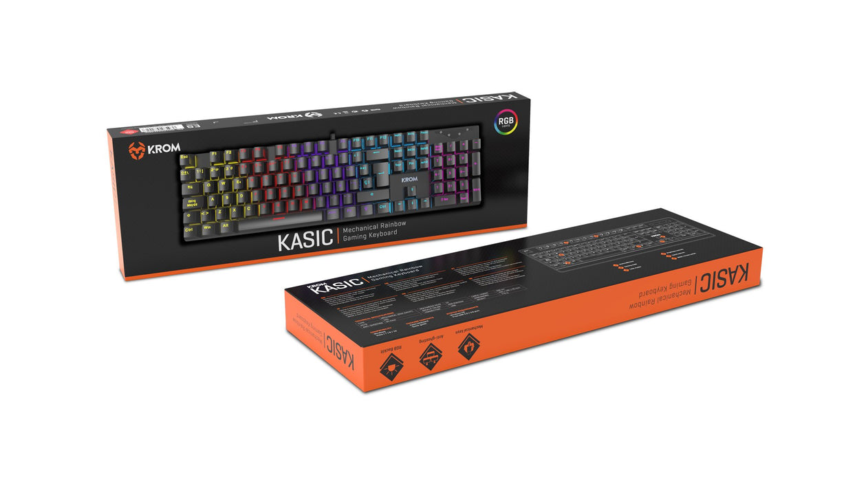 EAN 8436587972027 - Krom Kasic teclado Juego USB QWERTY Inglés Negro imagen 6