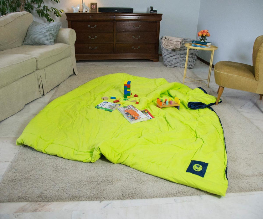 EAN 3138522081591 - Coleman Heaton Peak 220 Adulto Saco de dormir rectangular Algodón, Poliéster Azul, Amarillo imagen 7