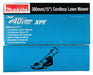 EAN 197050000613 - Makita LM003GZ cortadora de césped Cortacésped manual Batería Negro, Azul imagen 20