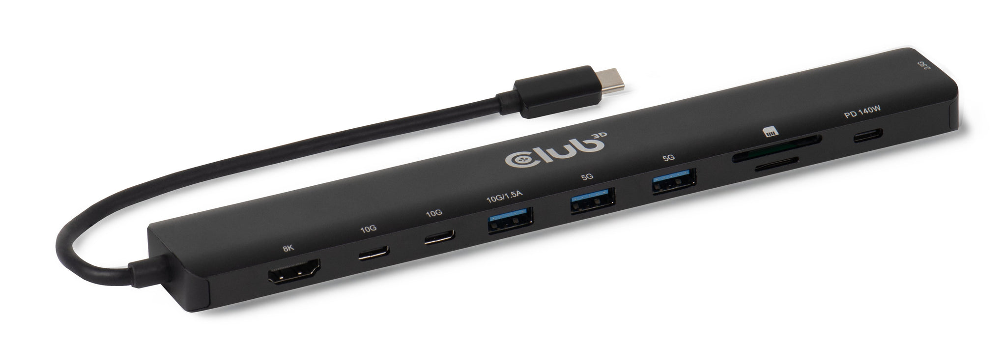 EAN 8719214473389 - CLUB3D CSV-2550 base para portátil y replicador de puertos Alámbrico USB Tipo C Negro imagen 1