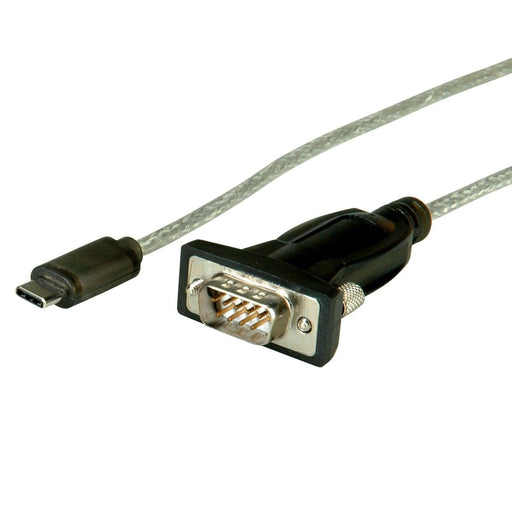 EAN 7630049619982 - ROLINE 12.02.1164 cable de serie Negro 1,8 m USB Tipo C DB-9 imagen 1