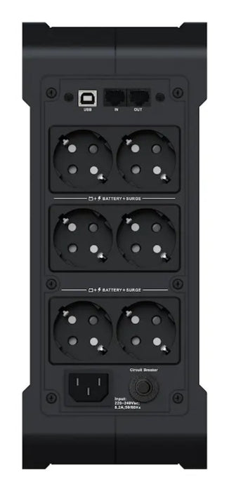 EAN 767041045123 - Vertiv PSA6-1600IT-SCH sistema de alimentación ininterrumpida (UPS) Línea interactiva 1,6 kVA 1000 W 6 sal imagen 4