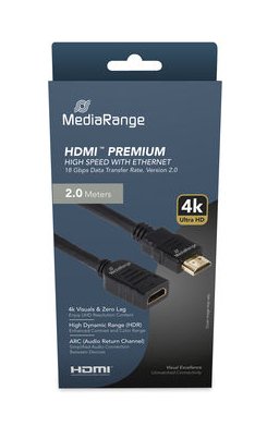 EAN 4260664878278 - MediaRange MRCS256 cable HDMI 2 m HDMI tipo A (Estándar) Negro imagen 2