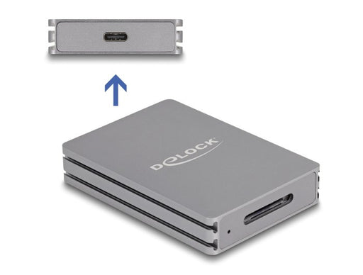 EAN 4043619910120 - DeLOCK 91012 lector de tarjeta USB 3.2 Gen 2 (3.1 Gen 2) Type-C Gris imagen 2