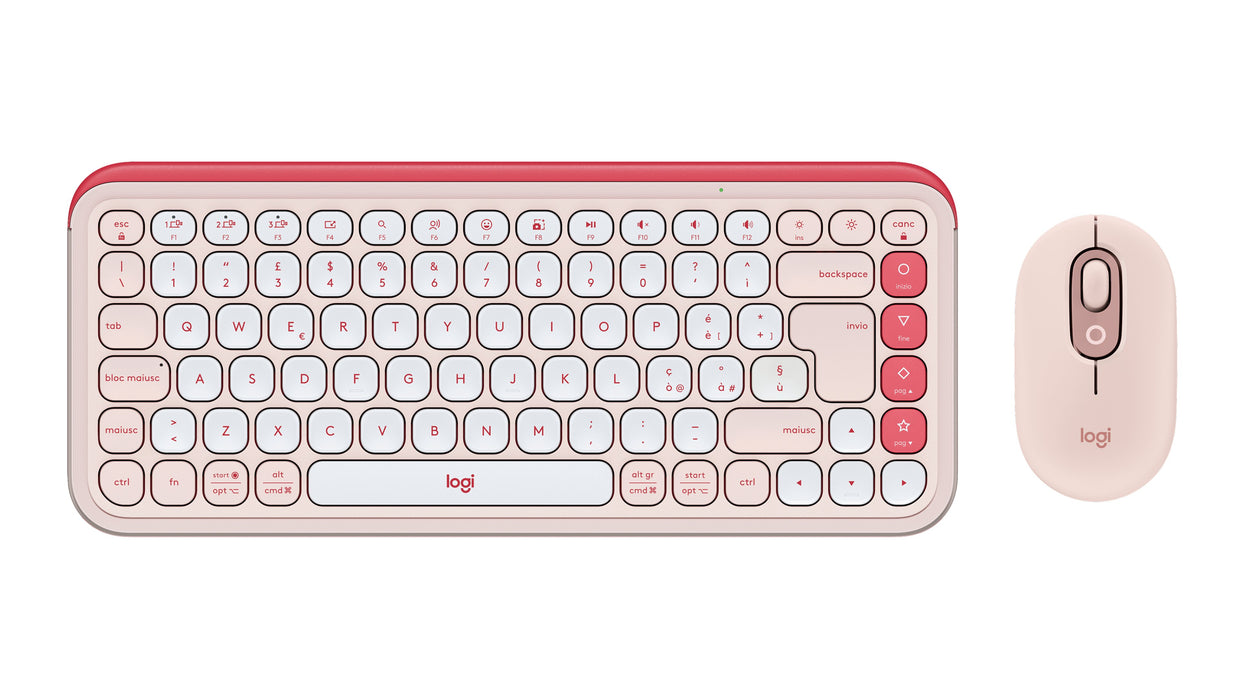 EAN 5099206127746 - Logitech 920-013117 teclado Ratón incluido Universal Bluetooth QWERTY Italiano Rosa imagen 1