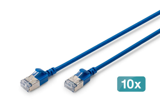 EAN 4016032504658 - Digitus DK-1632-A-050S-B-10 cable de red Cat6a F/FTP (FFTP) Alrededor imagen 1