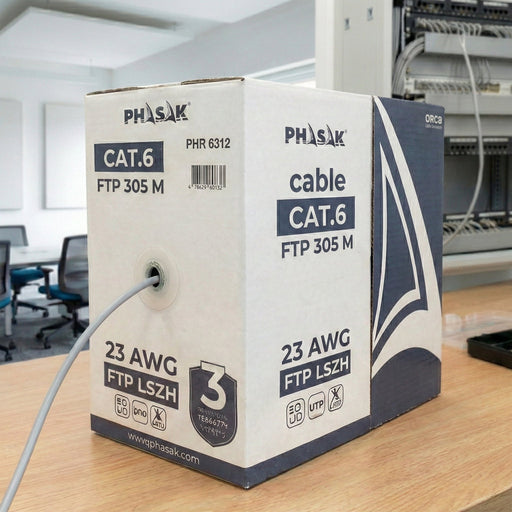 EAN 5605922028641 - Phasak PHR 6312 cable de red Gris Cat6 F/FTP (FFTP) imagen 2